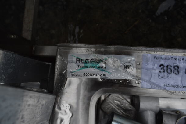 BRAND NEW SCRATCH AND DENT! Regency 600SM16206 Stainless Steel Mop Sink (20" x 16" x 6") - Image 4 of 4