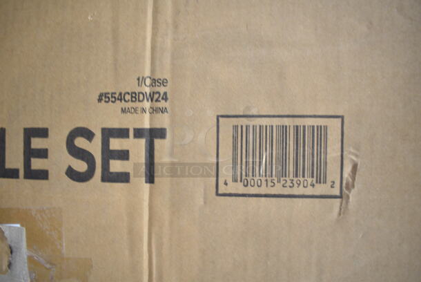 BRAND NEW SCRATCH AND DENT! Backyard Pro 554CBDW24 Courtyard Series 2' x 4' Rustic Dark Wood Cornhole Set - Image 4 of 4