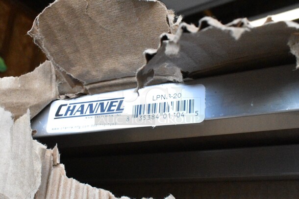 2 BRAND NEW SCRATCH AND DENT! Channel LPNB-20 20 Pan End Load Lo Profile Nesting Bun / Sheet Pan Rack - Assembled. 2 Times Your Bid!  - Image 3 of 3