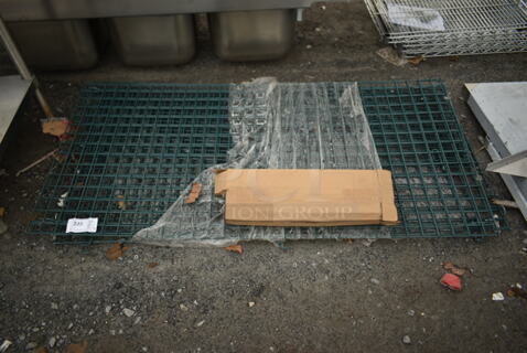 ALL ONE MONEY! Lot of Green Finish Liquor Cage