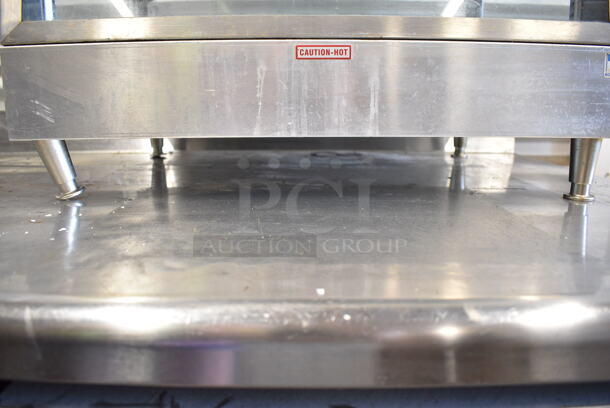 Metal Commercial Countertop Heated Display Case Merchandiser. Tested and Working! - Image 3 of 7