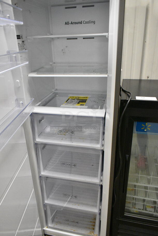 Samsung RZ11M7074SA Stainless Steel Convertible Upright Freezer 11.4 cu. ft. Stainless Look. 115 Volts, 1 Phase. Tested and Working! - Image 3 of 6