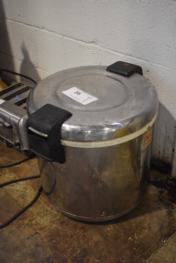 Thunder Group SEJ-22000 Stainless Steel Countertop Rice Warmer. 115 Volts, 1 Phase. Tested and Working! - Image 3 of 6