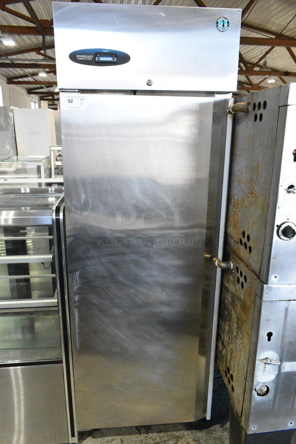 Hoshizaki CF1S-FSL Stainless Steel Commercial Single Door Reach In Freezer. 115 Volts, 1 Phase. Tested and Working! - Image 1 of 5