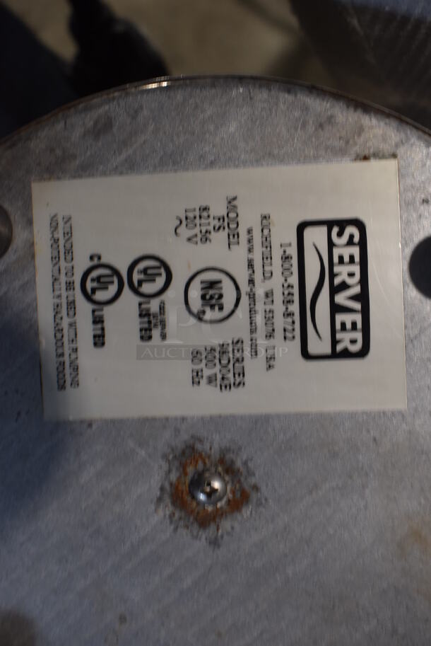 Server FS Stainless Steel Commercial Countertop Soup Warmer Base. 120 Volts, 1 Phase. Tested and Working! - Image 4 of 5
