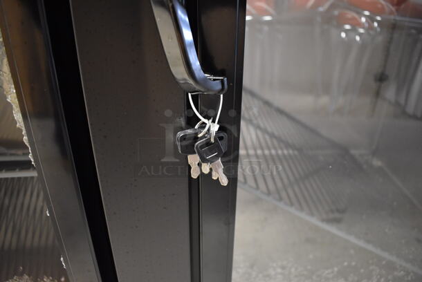 BRAND NEW SCRATCH AND DENT! Avantco 178UBB4GHC Metal Commercial 3 Door Back Bar Cooler Merchandiser. Center Door Is Missing Glass. 115 Volts, 1 Phase. 90.5x28x36. Tested and Working! - Image 10 of 10