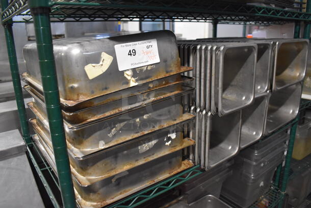 ALL ONE MONEY! Tier Lot of Various Items Including Stainless Steel Drop In Bins - Image 1 of 7