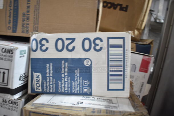 PALLET LOT of 64 BRAND NEW Boxes Including Tork 552120 Towel Dispenser, Tork 473200 Toilet Paper Dispenser, Georgia Pacific 59206 Toilet Paper Dispenser, Twin Toilet Tissue Dispenser, Tork 93T Towel Dispenser, Tork 302030 Towel Dispenser, Georgia Pacific 59210 Toilet Paper Dispenser, Kimberly Clark 0955101 Dispenser, Purell White Soap Dispenser, Sterno Green Wick Chafing Dish Fuel, Kimberly Clark 48857 Dispenser, Bed Risers. 64 Times Your Bid! - Image 9 of 12