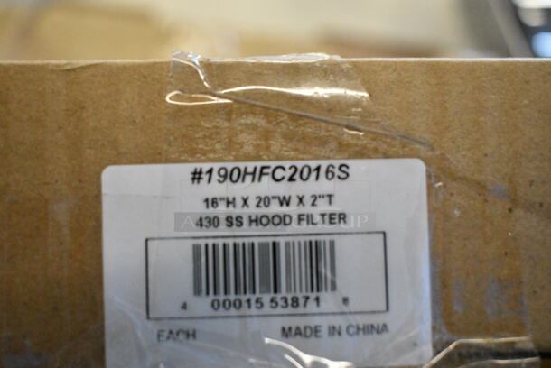 3 BRAND NEW SCRATCH AND DENT! Assure 190HFC 16"(H) x 20"(W) x 2"(T) Stainless Steel Hood Filter. 3 Times Your Bid!  - Image 7 of 7
