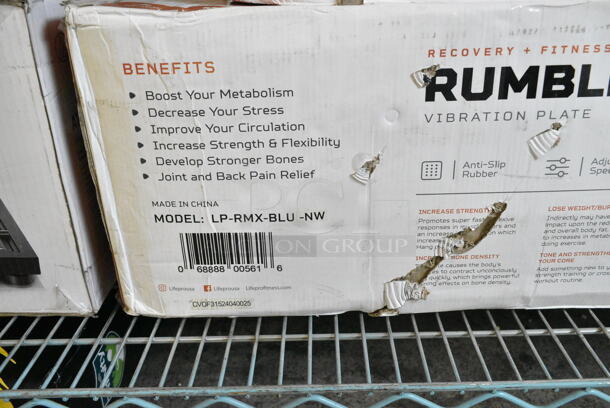 4 IN ORIGINAL BOX! Items Including Waver Vibration Plate, LP-RMX-BLU-NW Rumbler Vibration Plate, Audio Technica AT-LP120XUSB-BK Record Player, SereneLife SLTLWS450 Towel Warmer. 4 Times Your Bid!  - Image 3 of 5