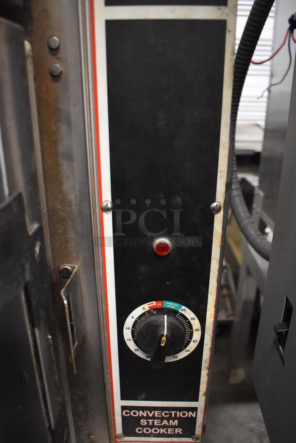 Market Forge M360300-4SP PLUS-24 Stainless Steel Commercial Natural Gas Powered Double Deck Convection Steam Cooker. 300,000 BTU. 36x29x70 - Image 4 of 8