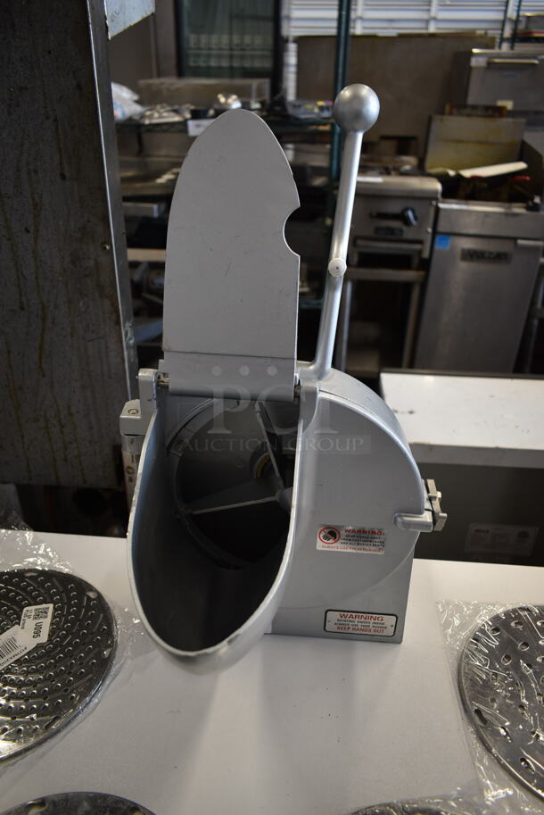 LIKE NEW! Metal Commercial Pelican Head w/ 4 Grating Blades. 3 of the Blades are Brand New. - Image 7 of 11