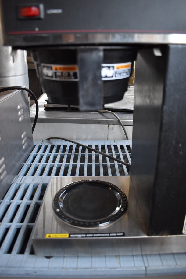 2010 Bunn VPR Stainless Steel Commercial Countertop 2 Burner Coffee Machine w/ Poly Brew Basket. 120 Volts, 1 Phase. 16x8x19.5 - Image 4 of 6