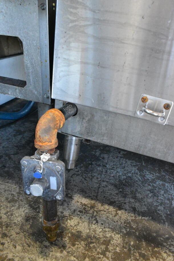 Cooking Performance Group CPG Stainless Steel Commercial Countertop Gas Powered Flat Top Griddle.  - Image 3 of 8