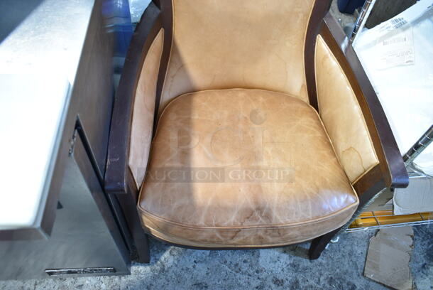 Wood Pattern Dining Height Chair - Image 3 of 4