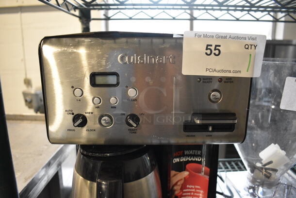 Cuisinart Chrome Finish Countertop Coffee Machine w/ Coffee Pot. 10x9x14.5 - Image 4 of 5