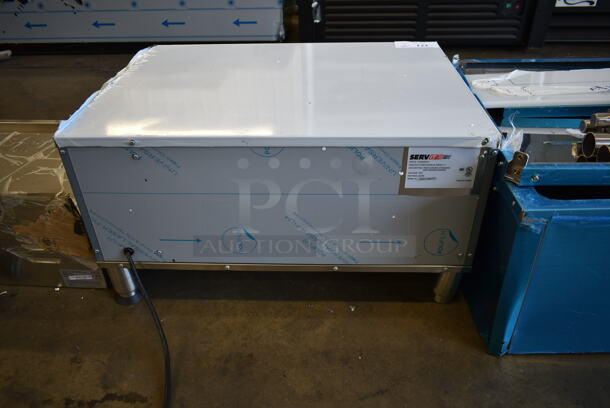 BRAND NEW SCRATCH AND DENT! 2022 ServIt 423WDSFS1 Stainless Steel Commercial Countertop Electric Powered Single Drawer Warming Drawer. 120 Volts, 1 Phase. Tested and Working! - Image 6 of 7