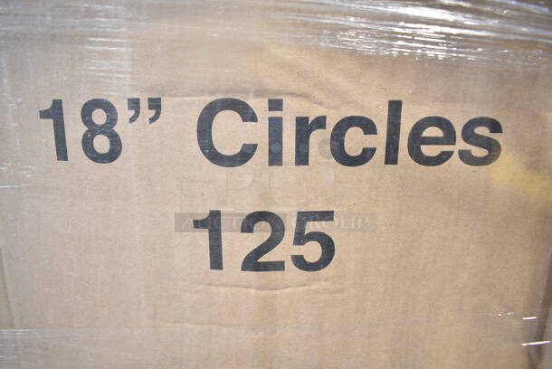PALLET LOT of 16 BRAND NEW Boxes of R3 Distribution 27870018 18" Corrugated Circles. 16 Times Your Bid!  - Image 4 of 5