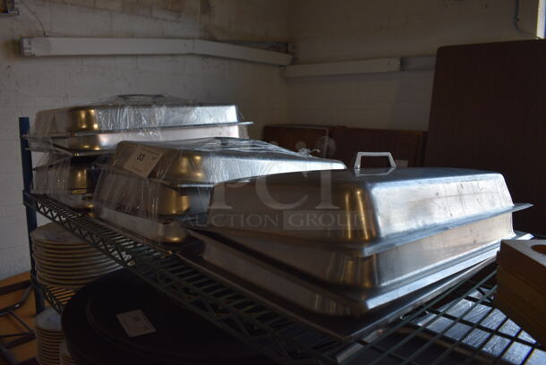 12 Stainless Steel Full Size Dome Lids. 13x21x4. 12 Times Your Bid! - Image 2 of 3