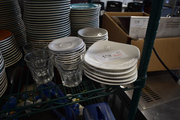 ALL ONE MONEY! Lot of Various Items Including Ceramic Saucers and Plates.