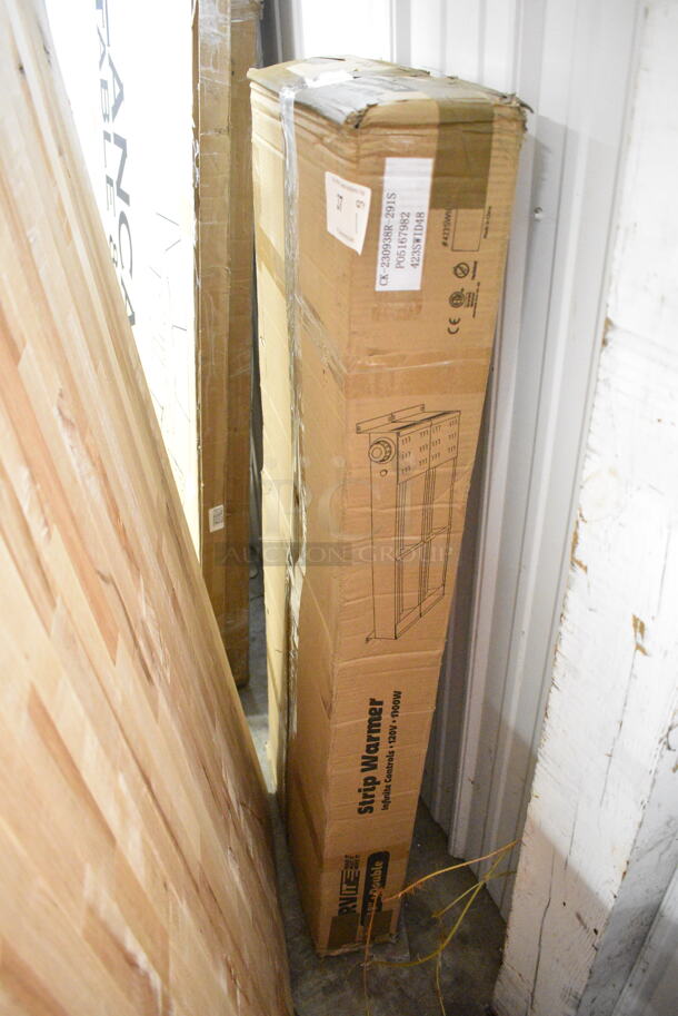 BRAND NEW SCRATCH AND DENT! ServIt 423SWID48 48" High Wattage Double Strip Warmer with Adjustable Infinite Controls and 3" Spacer. 120 Volts, 1 Phase.  - Image 2 of 3