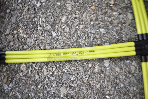 BRAND NEW SCRATCH AND DENT! Green Finish Wall Mount Storage Display Pieces, 2 Chrome Finish Racks, Chrome Bracket, Pot Rack Hooks and 2 Flat Cross Leg Feet, Cooking Performance Group 35121001Q003 Adjustable Foot for Electric Griddles, 427BASESTSQW Lancaster Table & Seating 50 lb. Square Black Steel Umbrella Base with Wheels. - Image 10 of 10