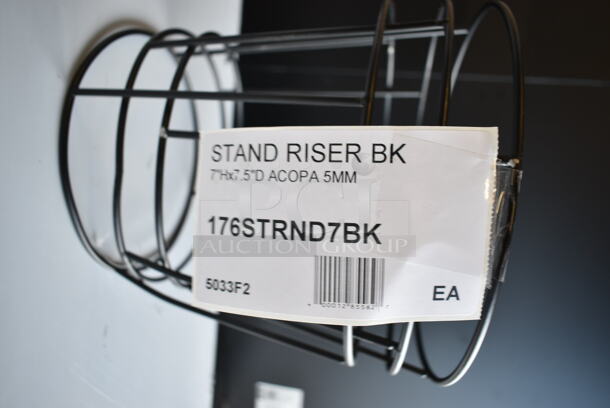 BRAND NEW SCRATCH AND DENT! Tier Lot of Various Items Including Hobart Tenderizer Lid, 41341764000Hatco 04.17.640.00 Fsd 3 Tier Circle Rack W/Ret, HP0049808200 Vulcan 00-498082-0000A Grease Can Weldment, 176STRND7BK Acopa 7" Round Black Metal Display Stand, 176BSKT95RD Choice 9 1/4" x 5 3/4" x 1 1/2" Red Oval Plastic Fast Food Basket - 12/Pack, 176BSKT117BK Choice 11" x 7" x 1 1/2" Black Oval Plastic Fast Food Basket - 12/Pack - Image 11 of 12