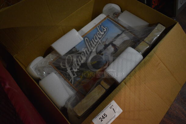 BRAND NEW IN BOX! Leinenkugel Sign. 22x5x15. (bar) - Image 2 of 4