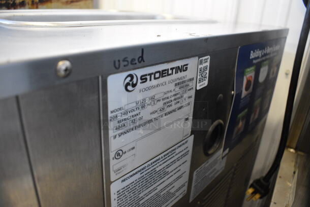 2014 Stoelting Model SF121-38I2 Stainless Steel Commercial Countertop Air Cooled 2 Flavor w/ Twist Soft Serve Ice Cream Machine. 208-240 Volts, 1 Phase. 22x33.5x32.5 - Image 6 of 7