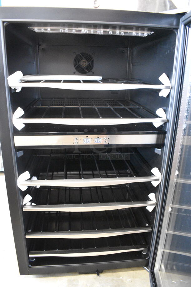 BRAND NEW SCRATCH AND DENT! Danby DWC040A3BSSDD 38 Bottle Free-Standing Metal Wine Cooler Merchandiser. 115 Volts, 1 Phase. Tested and Working! - Image 4 of 6