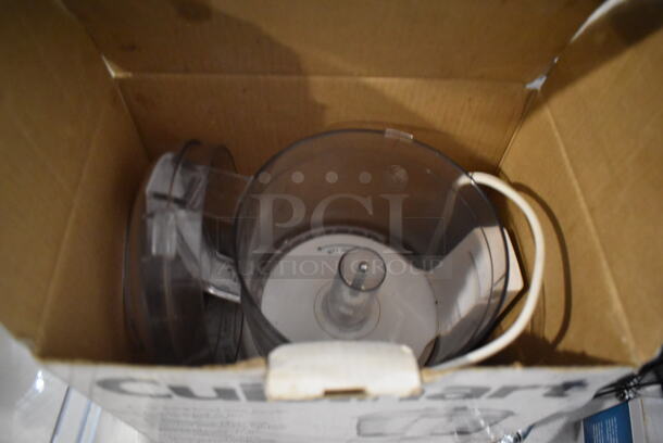 ALL ONE MONEY! Tabletop Lot of Various Items Including Stool Seats, Metal Bins, Poly Bins, Cuisinart Food Processor, Stainless Steel Drop In Bins - Image 8 of 12