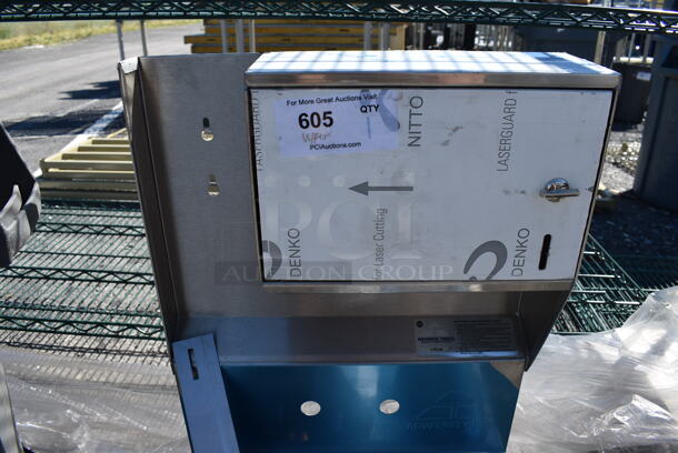 Advance Tabco Stainless Steel Wall Mount Single Bay Sink w/ Back Splash and Handles. 17.5x15.5x29 - Image 5 of 5