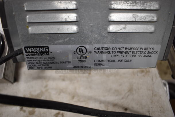 Waring WCT805B Stainless Steel Commercial Countertop 4 Slot Toaster. 208 Volts, 1 Phase. 12x14x9 - Image 5 of 5