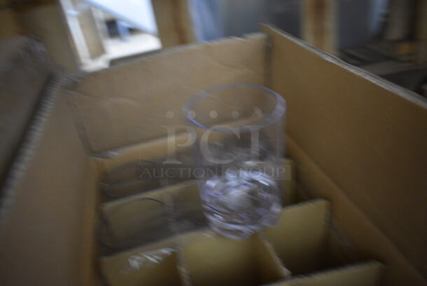 ALL ONE MONEY! Lot of 18 Clear Poly Beverage Tumblers! 3x3x4.5 - Image 2 of 3