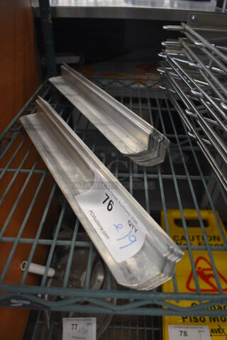 ALL ONE MONEY! Lot of 19 Metal Brackets for Pan Rack! 15"