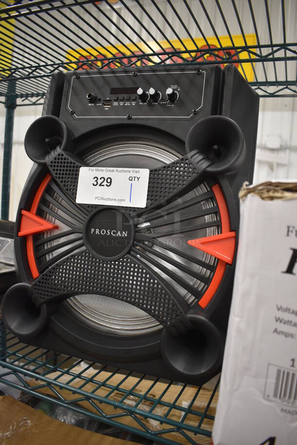 Proscan PA1271 Light Up Bluetooth Speaker. 14x10x17 - Image 3 of 6