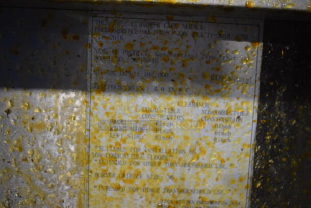 Cook Rite MTFS-40 Stainless Steel Commercial Floor Style Natural Gas Powered Deep Fat Fryer. 102,000 BTU. 16x31x45 - Image 6 of 8