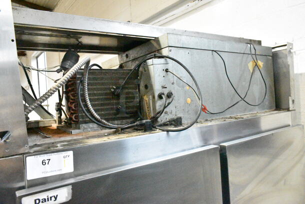 Victory RS-2D-S7 Stainless Steel Commercial 2 Door Reach In Cooler. 115 Volts, 1 Phase. Tested and Powers On But Does Not Get Cold - Image 2 of 6
