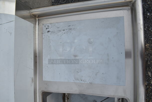 BRAND NEW SCRATCH AND DENT! Regency 600S3181818C Stainless Steel Commercial 3 Bay L Shaped Sink w/ Dual Drain Board. No Legs. Bays 18x18x14. Drain Boards 16x19.5 - Image 4 of 10