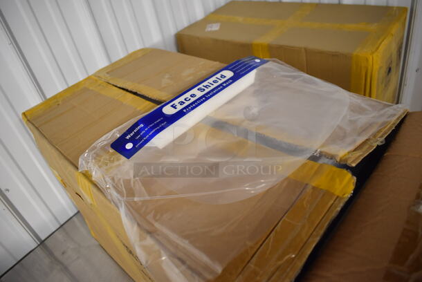 4 Boxes of 200 BRAND NEW! Face Shield Protective Isolation Masks. Total of 800 Masks. 4 Times Your Bid! - Image 2 of 5