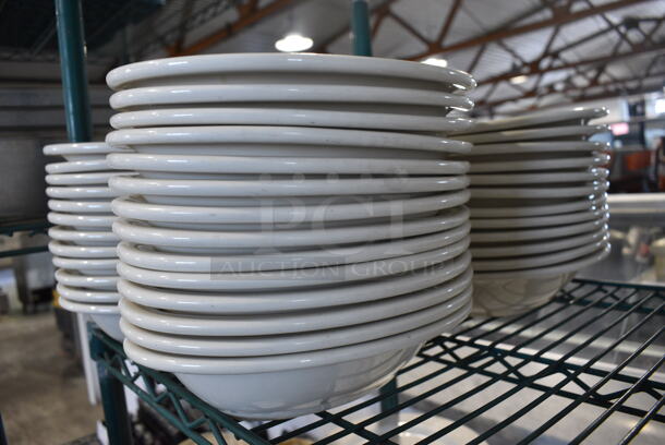 24 White Ceramic Oval Bowls. 10x7.5x2. 24 Times Your Bid! - Image 2 of 4