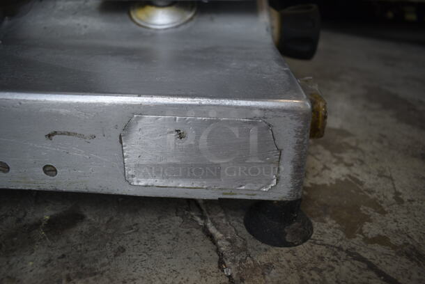 Stainless Steel Commercial Countertop Meat Slicer w/ Blade Sharpener. Tested and Working! - Image 5 of 5