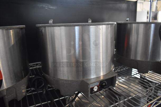 Vollrath Cayenne HS-11 Stainless Steel Commercial Countertop Soup Kettle Food Warmer w/ Lid. Does Not Have Drop In. 120 Volts, 1 Phase. Tested and Working! - Image 2 of 7