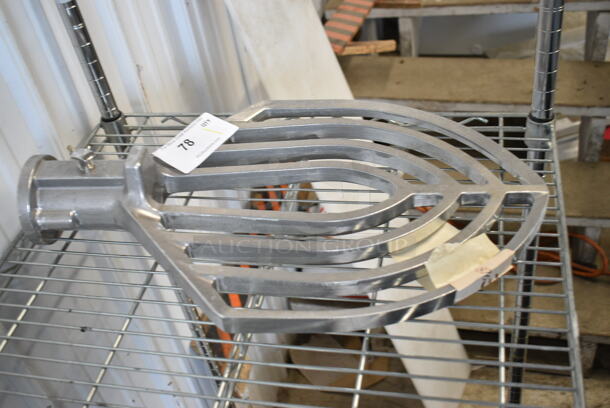 BRAND NEW SCRATCH AND DENT! Hobart HL80B Legacy Aluminum Flat Beater for 80 Qt. Bowls - Image 2 of 6