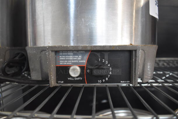 Vollrath Cayenne HS-11 Stainless Steel Commercial Countertop Soup Kettle Food Warmer w/ Lid. Does Not Have Drop In. 120 Volts, 1 Phase. Tested and Working! - Image 4 of 7
