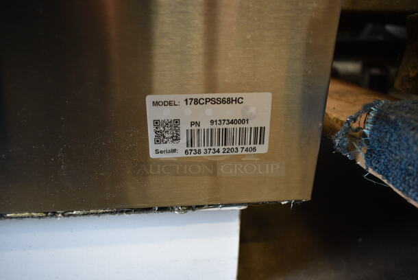 BRAND NEW SCRATCH AND DENT! Avantco 178CPSS68HC Stainless Steel Commercial Ice Cream Dipping Cabinet. Tested and Working! - Image 3 of 7