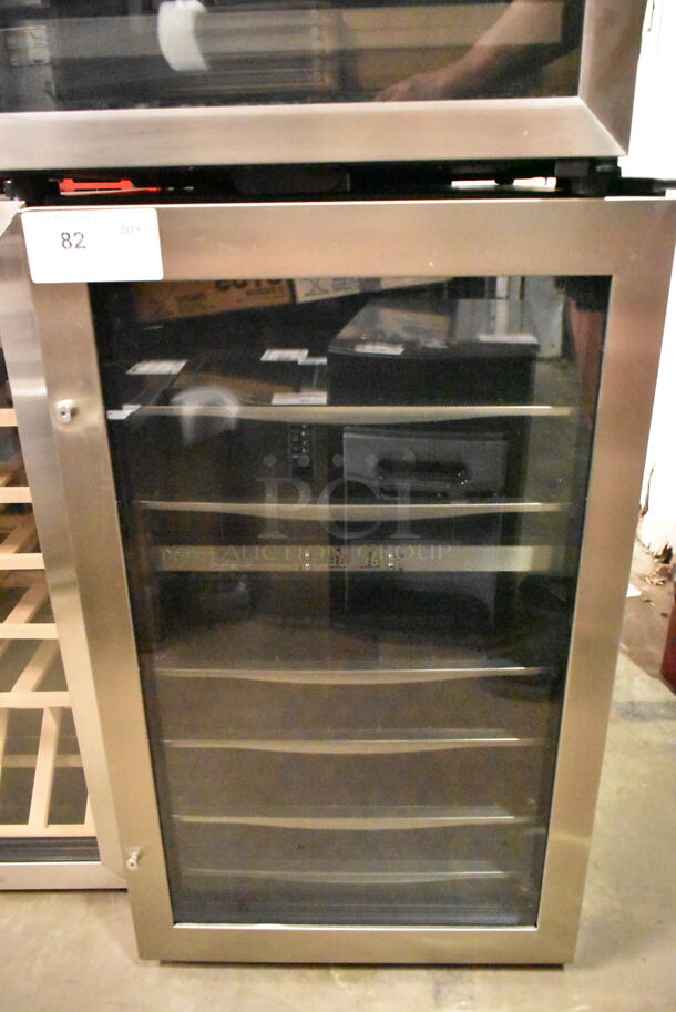 BRAND NEW SCRATCH AND DENT! Danby DWC040A3BSSDD 38 Bottle Free-Standing Metal Wine Cooler Merchandiser. 115 Volts, 1 Phase. Tested and Working! - Image 2 of 5