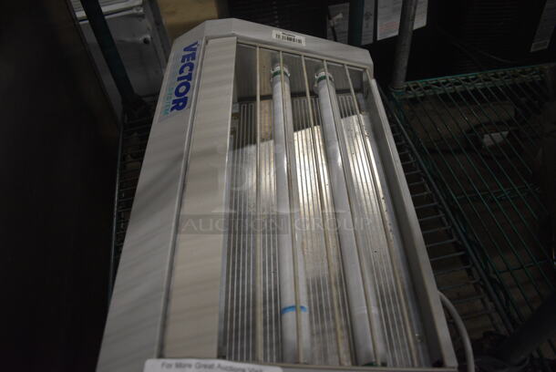 Vector White Metal Bug Zapper. 21x6x12. Tested and Working! - Image 3 of 3