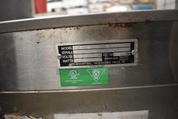 Alto Shaam Model 750-S Stainless Steel Commercial Heated Holding Cabinet on Commercial Casters. 120 Volts, 1 Phase. 25.5x31x33.5. Tested and Working! - Image 5 of 6
