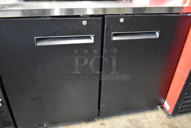 BRAND NEW SCRATCH AND DENT! Avantco 178UBB2HC Stainless Steel Commercial 2 Door Back Bar Cooler. 115 Volts, 1 Phase. Tested and Working! - Image 4 of 8